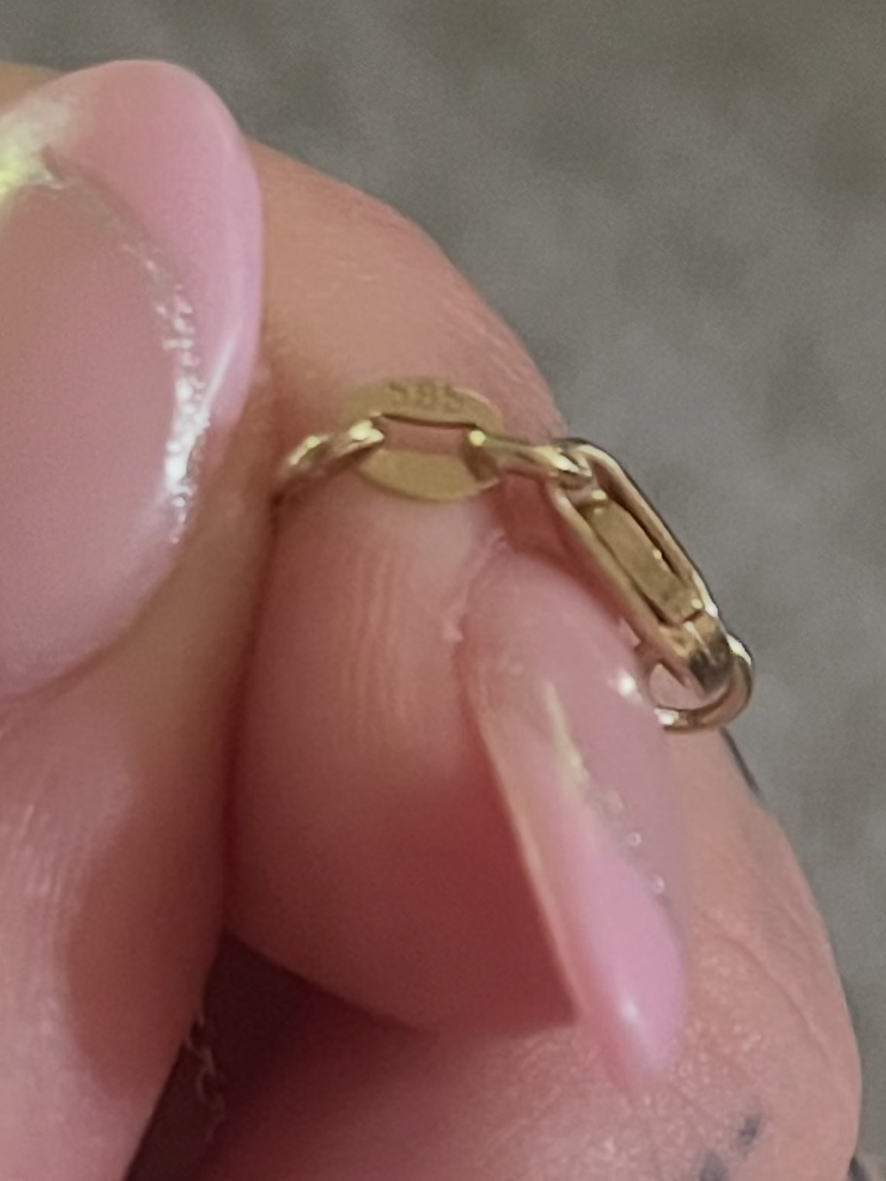 14k yellow gold celestial diamond necklace - Picture 5 of 5